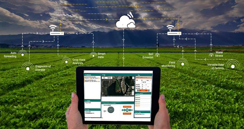  امکان کنترل و نظارت بر عملکرد دستگاه ها از راه دور در کشاورزی هوشمند