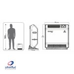 هیتر برقی فن‌دار 2 کیلووات مدل EH-0020 انرژی - تصویر 5