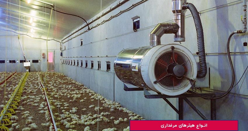 انواع هیترهای مرغداری