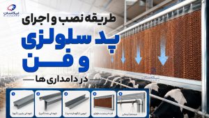 طریقه نصب و اجرای پد سلولزی و فن